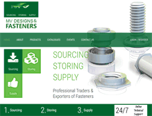 Tablet Screenshot of mvdfasteners.com